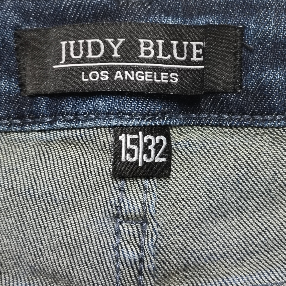 Judy Blue Mid Rise Tummy Control Straight Jeans Women's 15/32 Classic Effortless - Picture 8 of 13